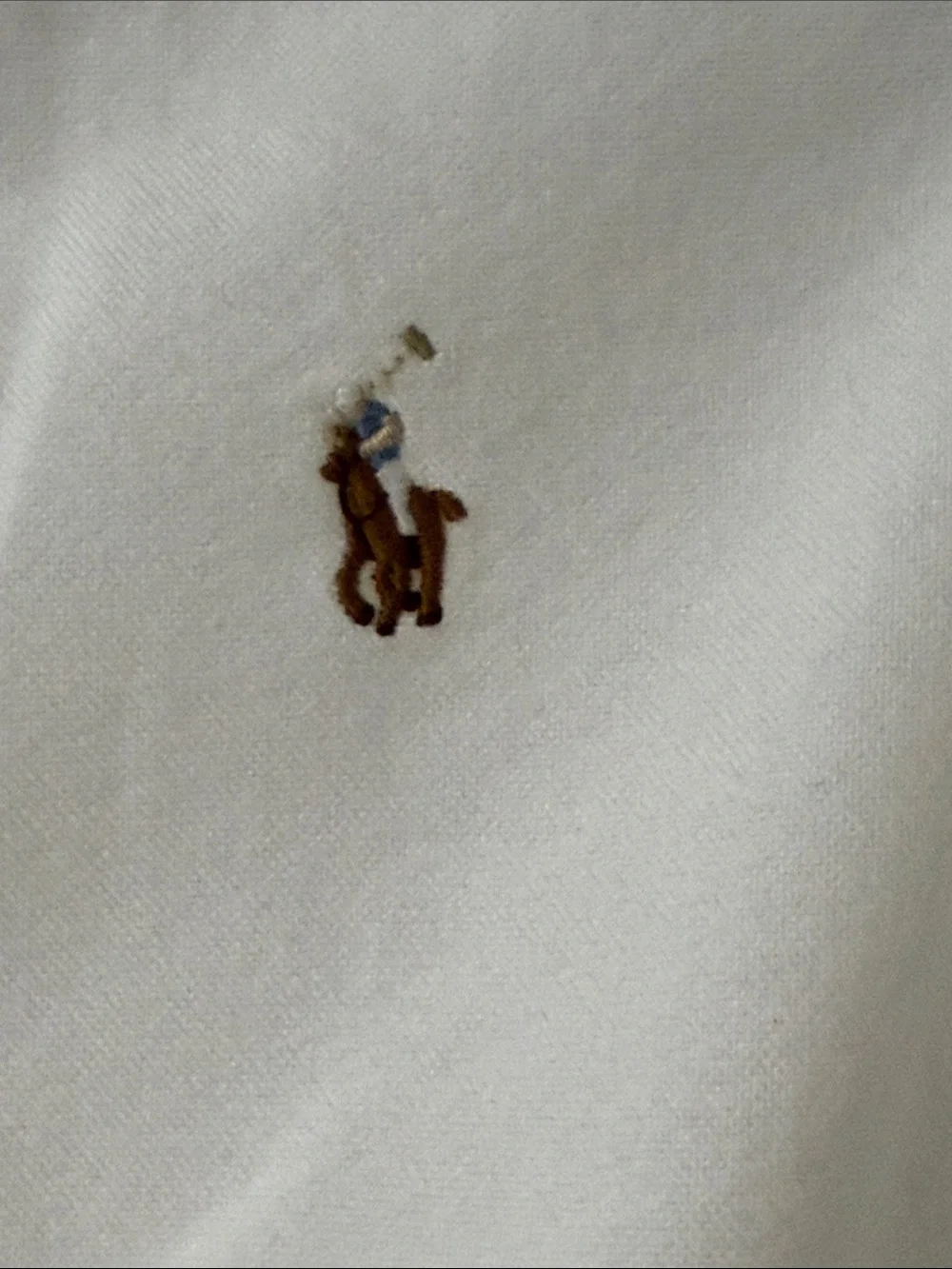 Polo Ralph Lauren kids' white button-down oxford shirt featuring the pony logo.